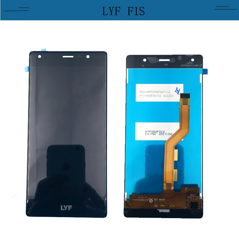 Оригинальный и новый ЖК экран с сенсорным экраном для LYF F1S|Экраны мобильных