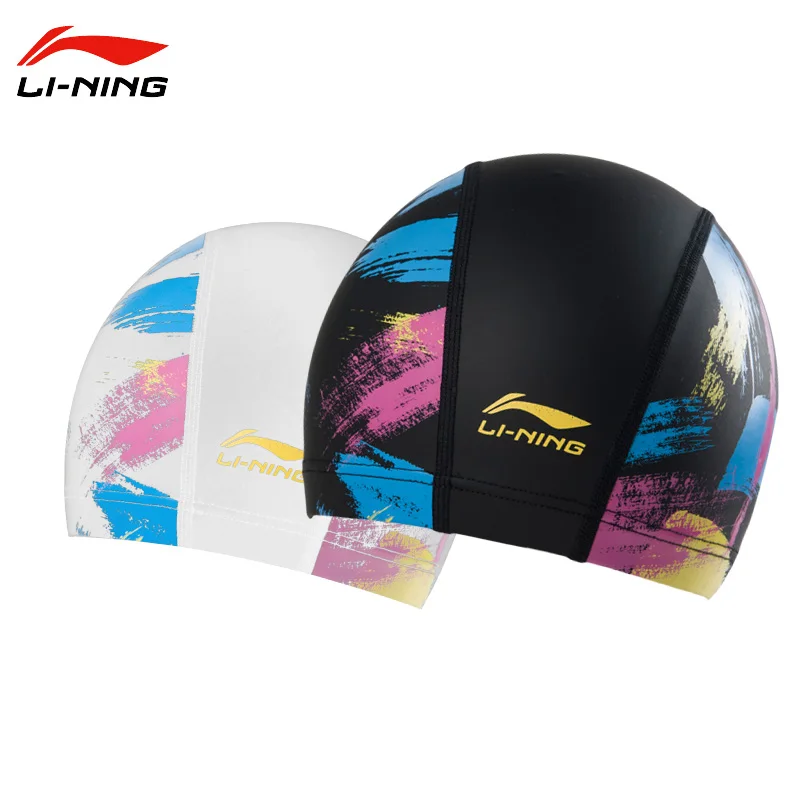 Новый LI NING профессиональная спортивная шапочка для купания зрелых женщин