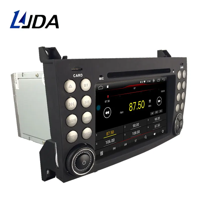 LJDA 2 Din Android 10,0 dvd-плеер автомобиля для Mercedes Benz W171 2008-2011 SLK КЛАСС R171 SLK200 SLK230 SLK280 Мультимедиа gps радио