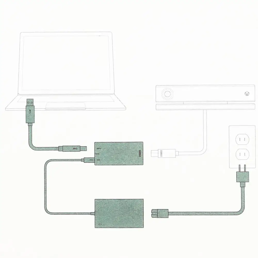 Адаптер питания для Kinect 2,0 Датчик USB 3,0 адаптер для Xbox One S для Xbox One X