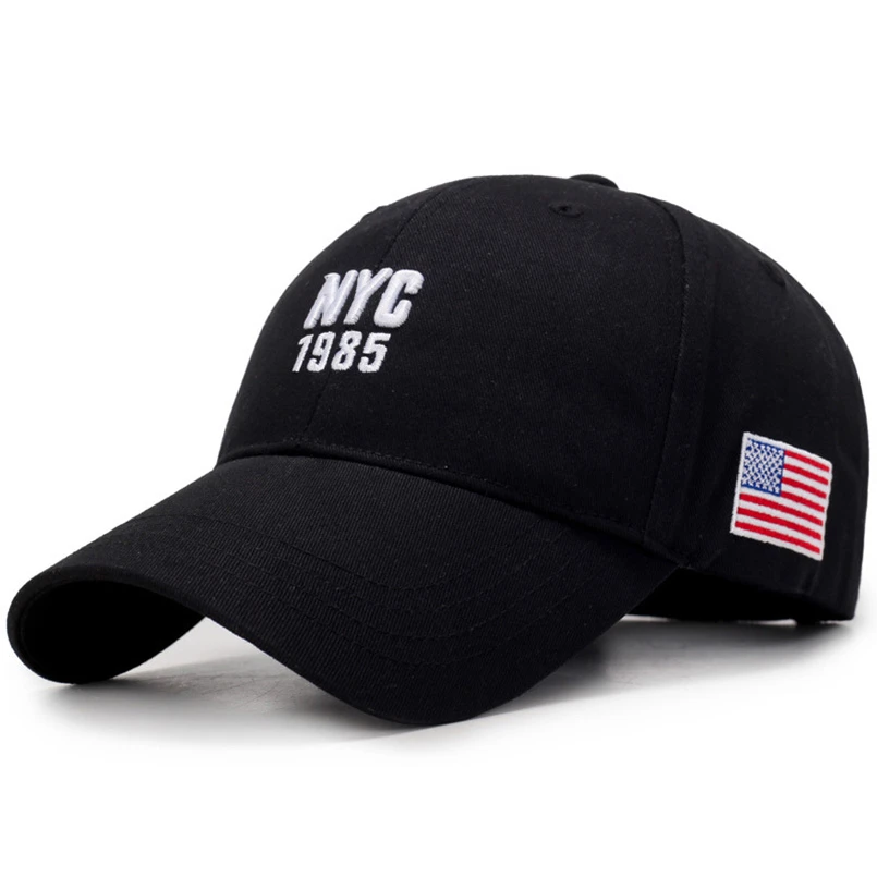 2019 New Unisex Spring Summer Cotton Baseball Cap Embroided Letters Flag Adjustable Snapback Hat Women's Gorras Casual Dad Hats |