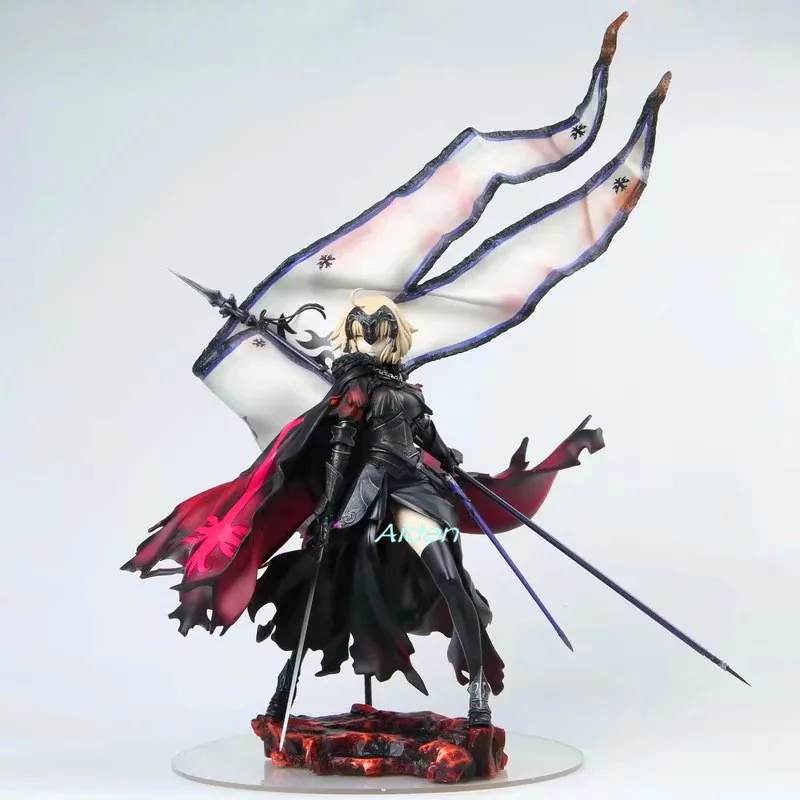 19 дюймов Fate/Grand Order Мститель Alter FGO Fate/GO линейка Jeanne d'Arc ПВХ фигурка Коллекционная модель игрушечная коробка 47 см L1 - Цвет: Черный