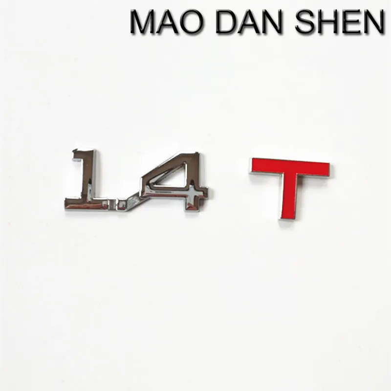 3D Металлическая Автомобильная наклейка эмблема значок 1 4 T логотип | Автомобили и