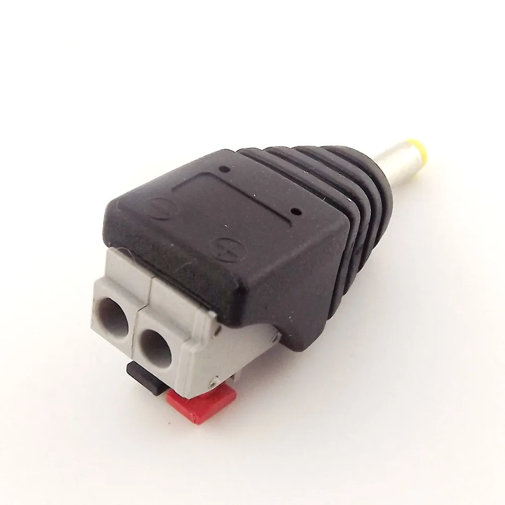 1 шт. CCTV DC Power 4 0x1 7 мм Мужской нажимной пружинный терминал быстрая камера с