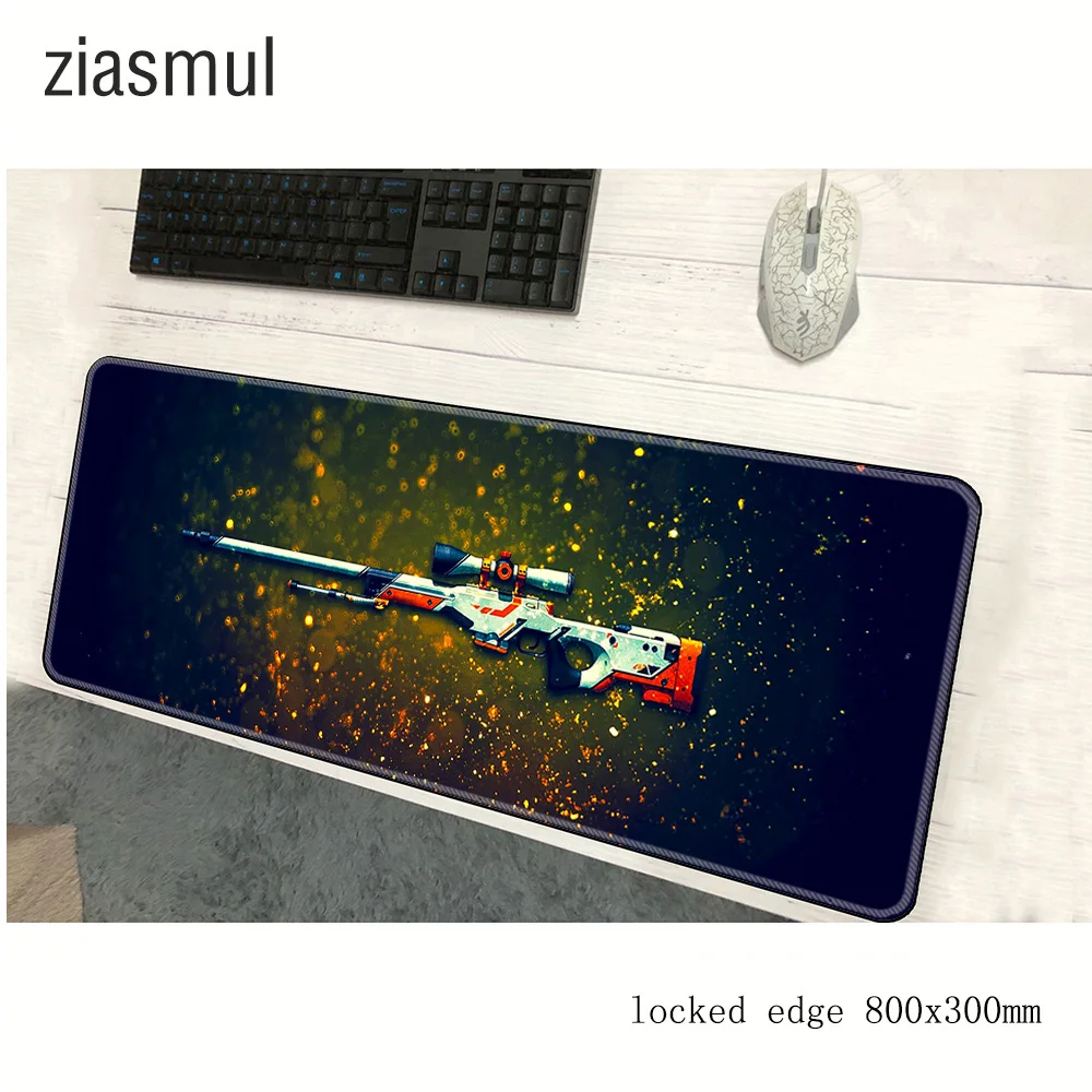 Коврик для мыши csgo 800x300x3 мм коврик cs go notbook компьютерный красочный игровой геймер