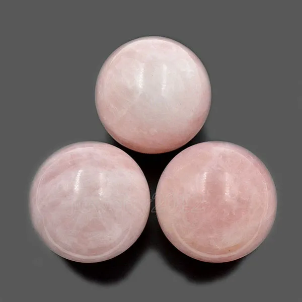 16 Rose Quartz 1 шт. 50 мм натуральные драгоценные камни круглый шар кристалл лечебная Сфера массаж рок камни декор модные ювелирные изделия дизайн - Цвет: 16 Rose Quartz