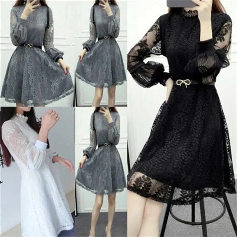 Женское кружевное платье мини черное или белое элегантное облегающее офисное с