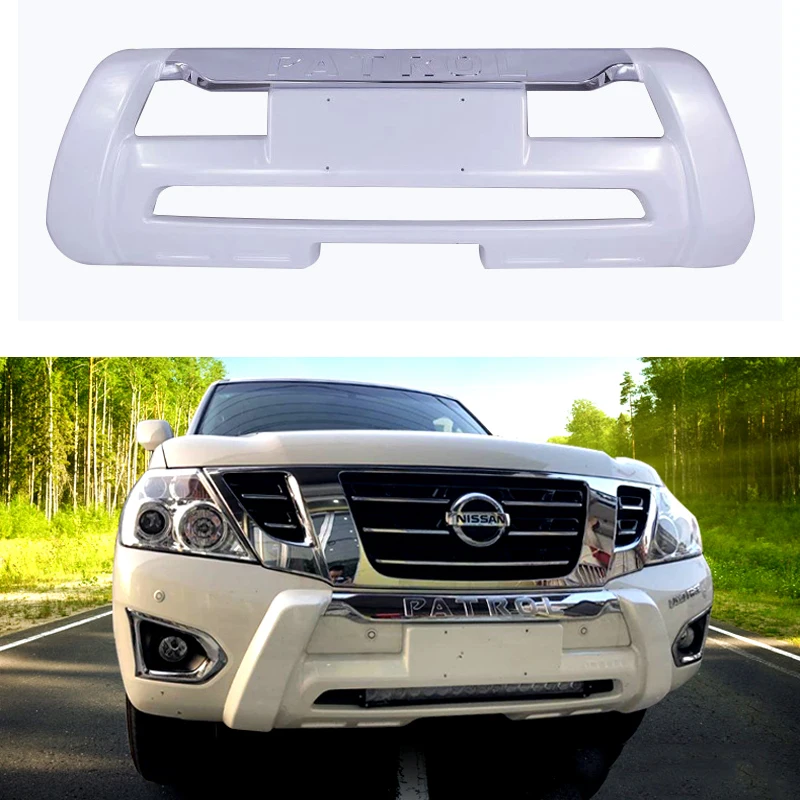 Для Nissan Patrol Y62 2012 2018 передний и задний бампер диффузор бамперы защита для губ