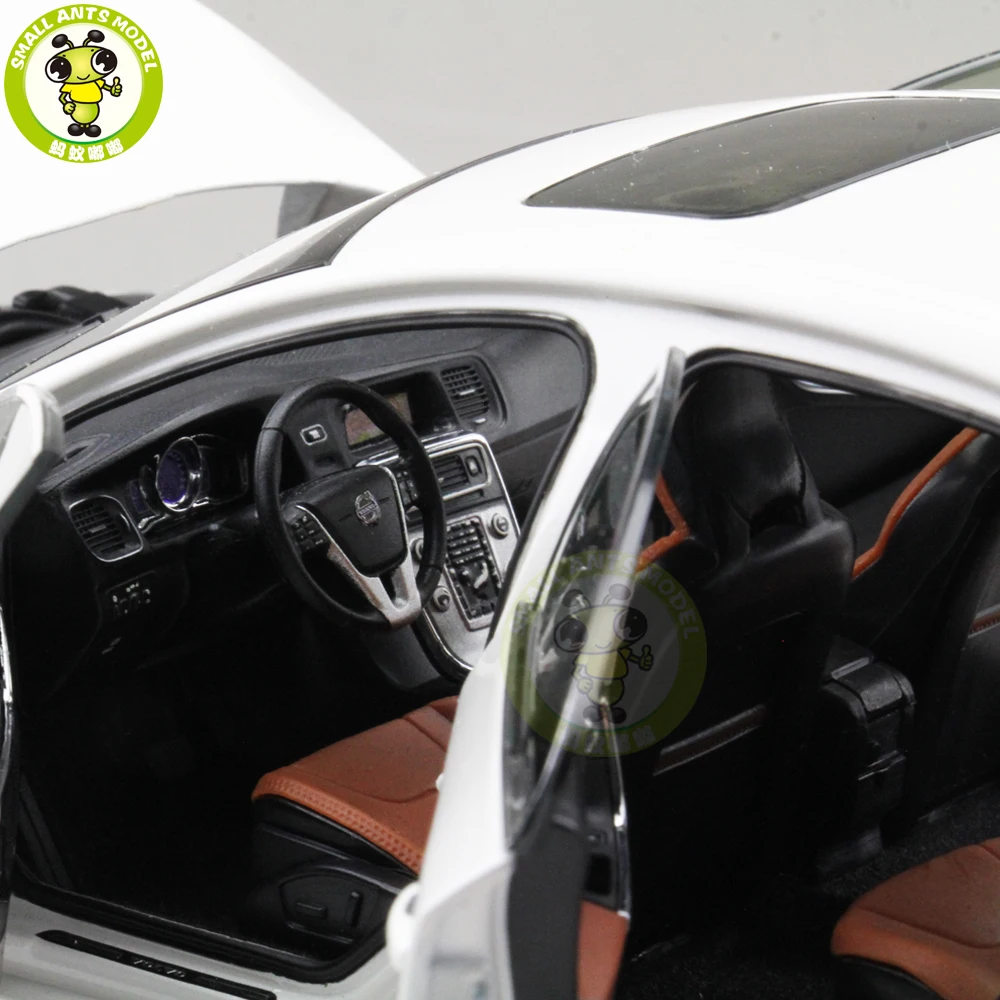 1/18 Volvo S60 S60L T5 литая модель автомобиля для мальчиков и девочек Коллекция подарков на день рождения хобби белого цвета
