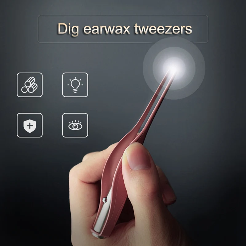 1 Pcs Ear Picks Children Led Light Cleaning Tool for Hygiene Care Spoon Earpick In-ear MFJ99 | Красота и здоровье