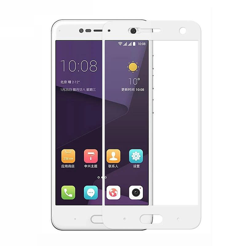 Закаленное стекло для ZTE Blade V8 закаленное Полное покрытие протектор экрана V 8
