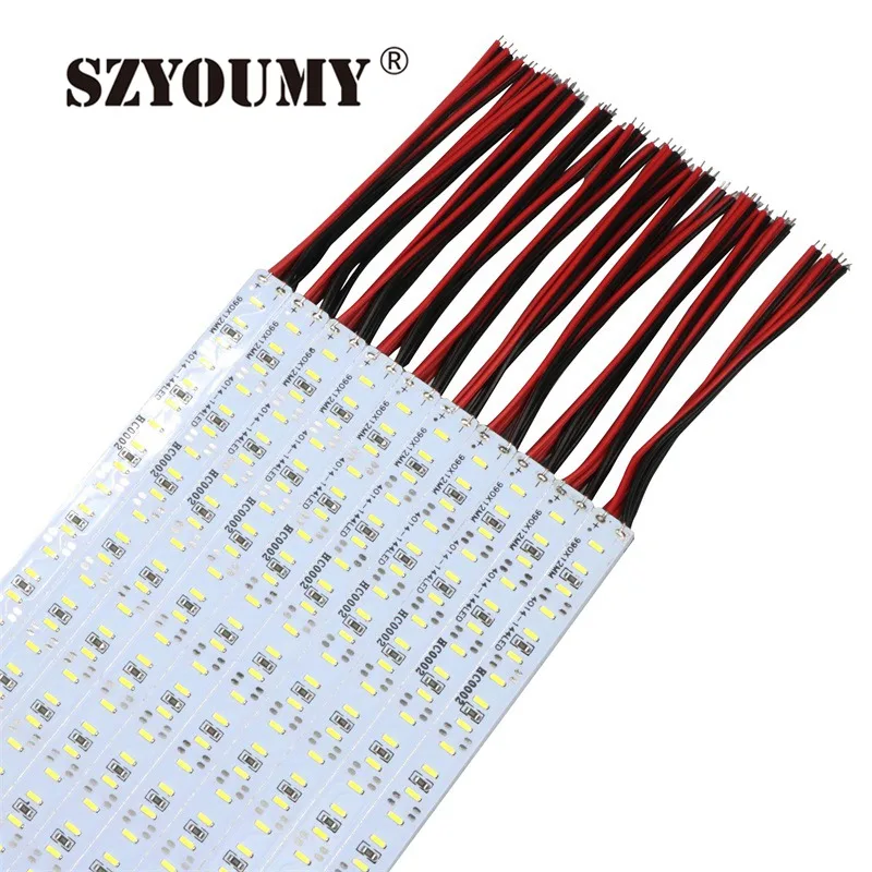SZYOUMY 50 шт. Новинка 12 В постоянного тока белый теплый 100 см светодиодный s 1 м не