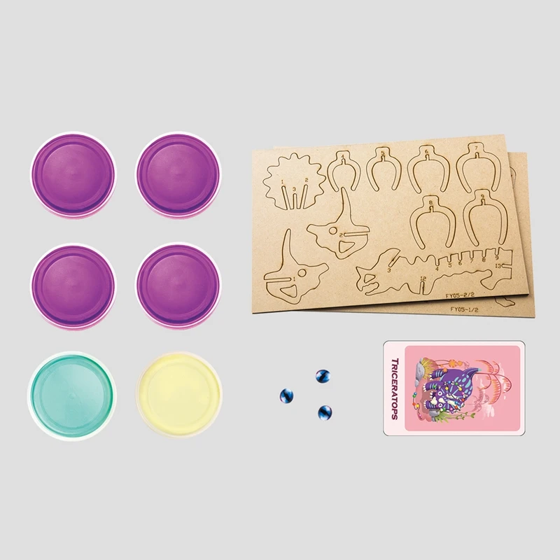 Robotime сборка динозавр модель игрушечная фигура безопасная и Нетоксичная глиняная