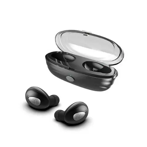 Серебристый K3 TWS In-Ear Bluetooth V5.0 спортивная Гарнитура беспроводной мини-наушник 3D стерео наушники HIFI гарнитура для iOS Android телефонов - Цвет: Серебристый