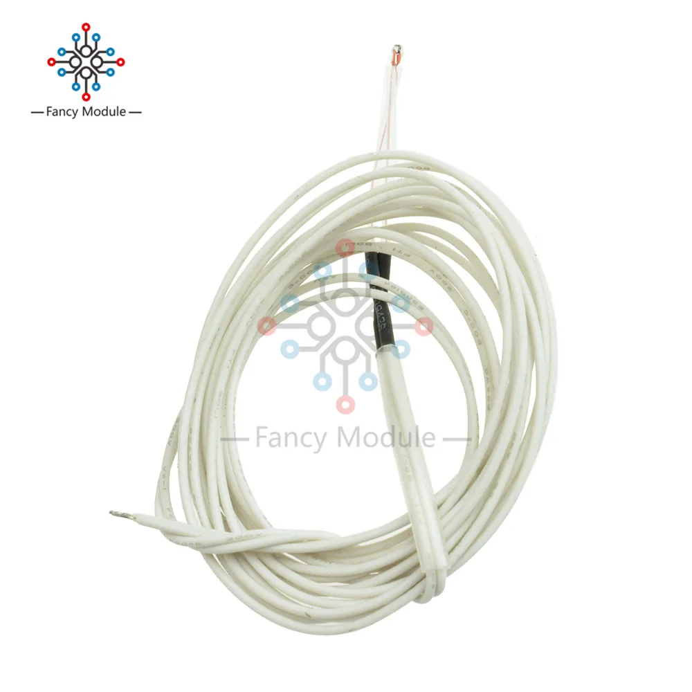 Запчасти для 3D принтера 100K ohm Reprap NTC 3950 Термисторы с кабелем Кровати Принтера