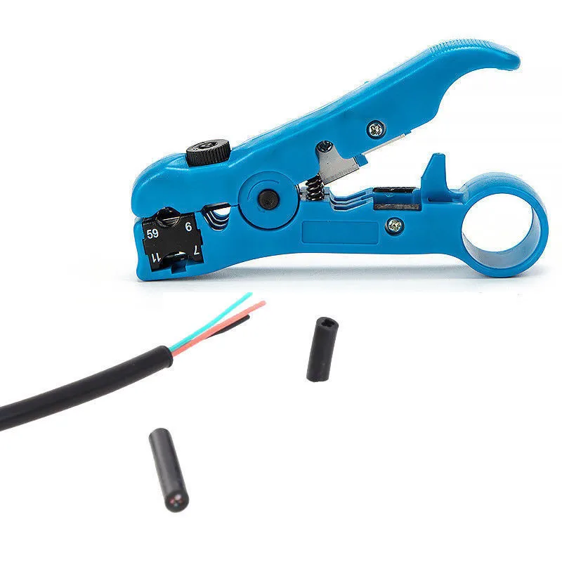Плоский или круглый UTP Cat5 Cat6 проволочный коаксиальный инструмент для зачистки кабеля Универсальный резак Стриппер плоскогубцы инструмент для сети