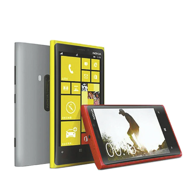 Разблокированный Nokia Lumia 920 windows OS телефон двухъядерный 4," с wifi gps 32 Гб 8МП камера отремонтированный