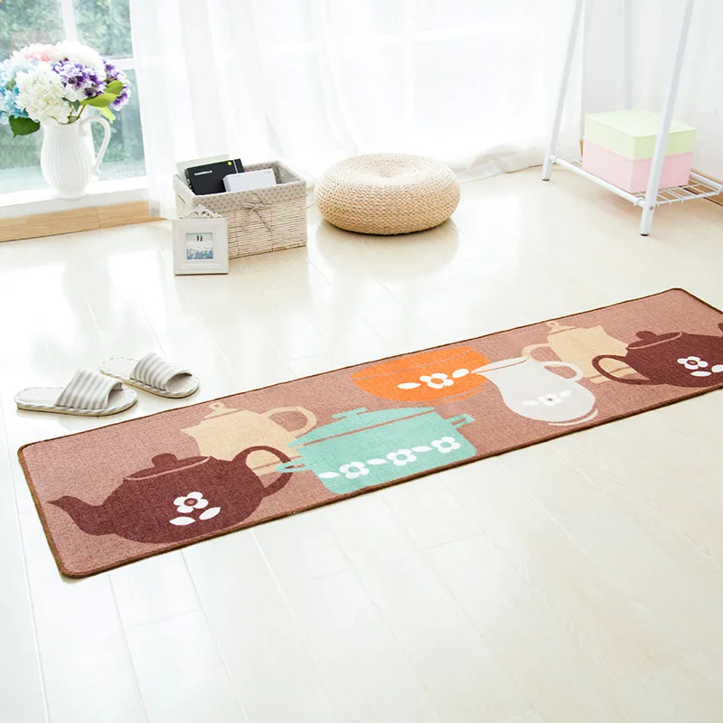 Мягкие коврики TECHOME 10 цветов для гостиной кухни спальни Нескользящие напольные