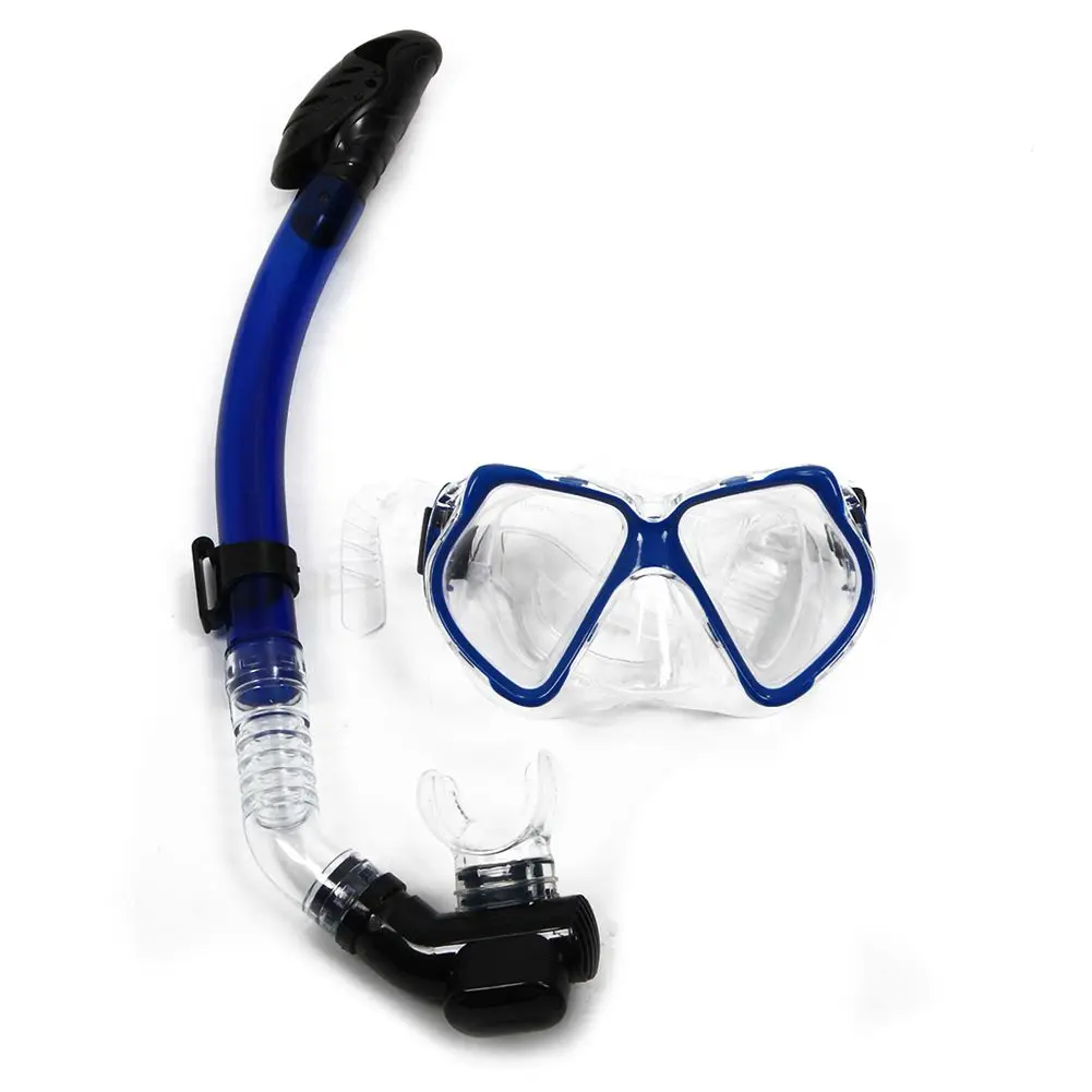 Dive Diving Mask Goggles Dry Snorkel Combo Set Swimming Scuba Snorkeling Gear | Спорт и развлечения