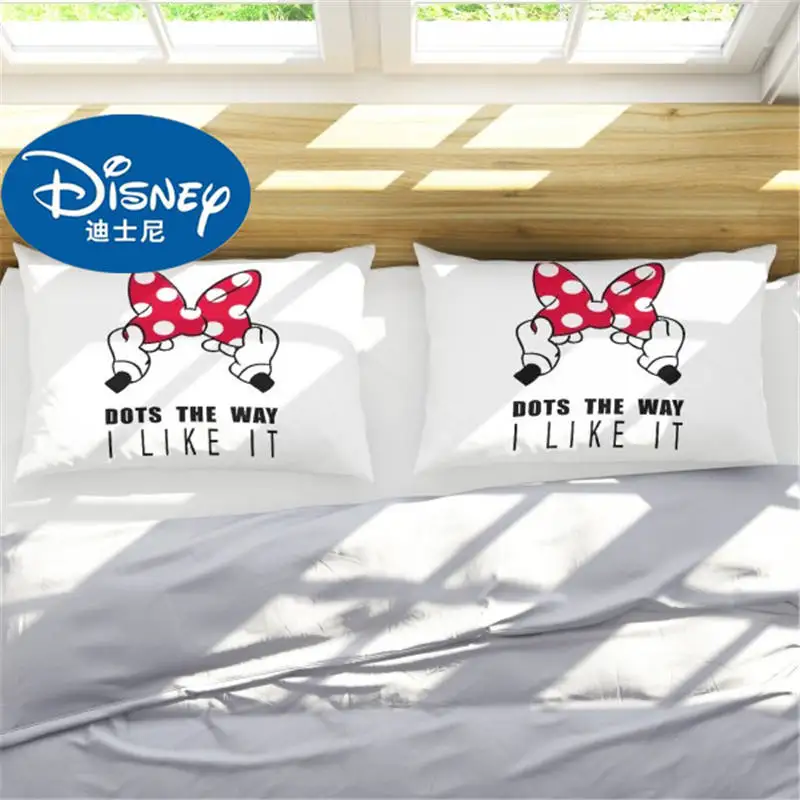 Mickey Mouse -4 Disney черный, белый цвет Микки и Минни Маус Мышь наволочки, домашний текстиль 2 шт. пара наволочка декоративные Pillowshams Гостиная подарок - Цвет: Mickey Mouse -4