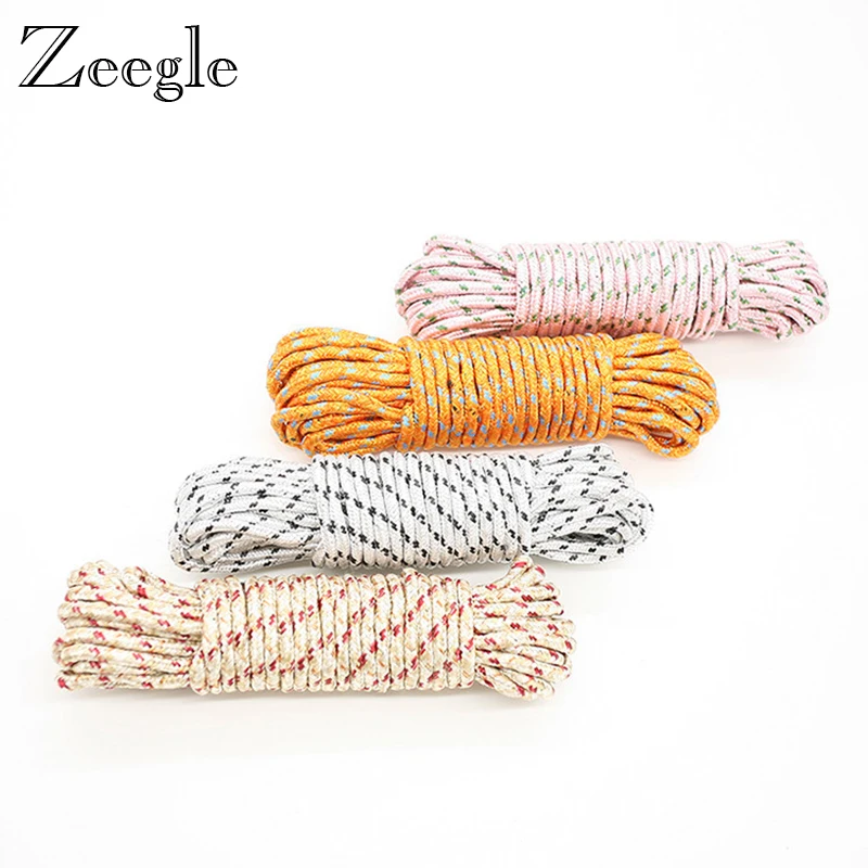 

10M Nylon Clothesline Drying Clothes Dress Washing Hanger Rope Laundry Clothes