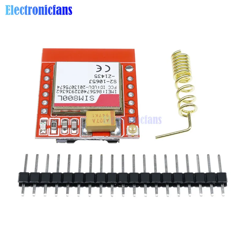 Diymore самая маленькая карта модуля SIM800L GPRS GSM четырехдиапазонная плата с ядром