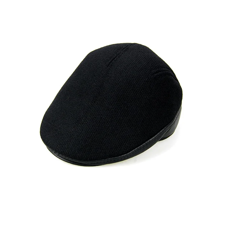 Peaked cap Spring Woollen hat |