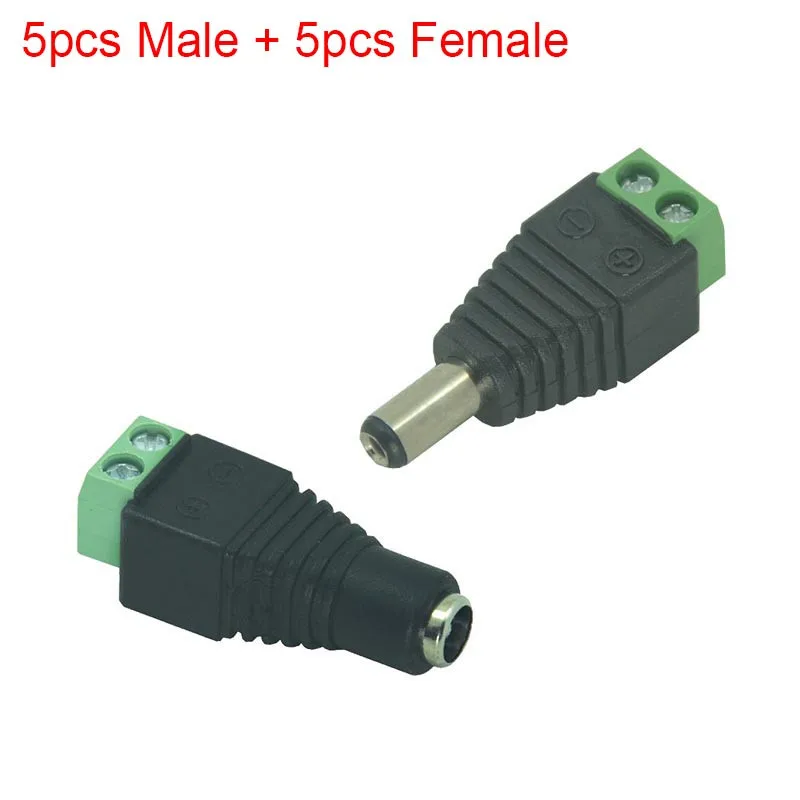 Бесплатное паяльное соединение 5 штекеров + гнездовых разъемов постоянного тока