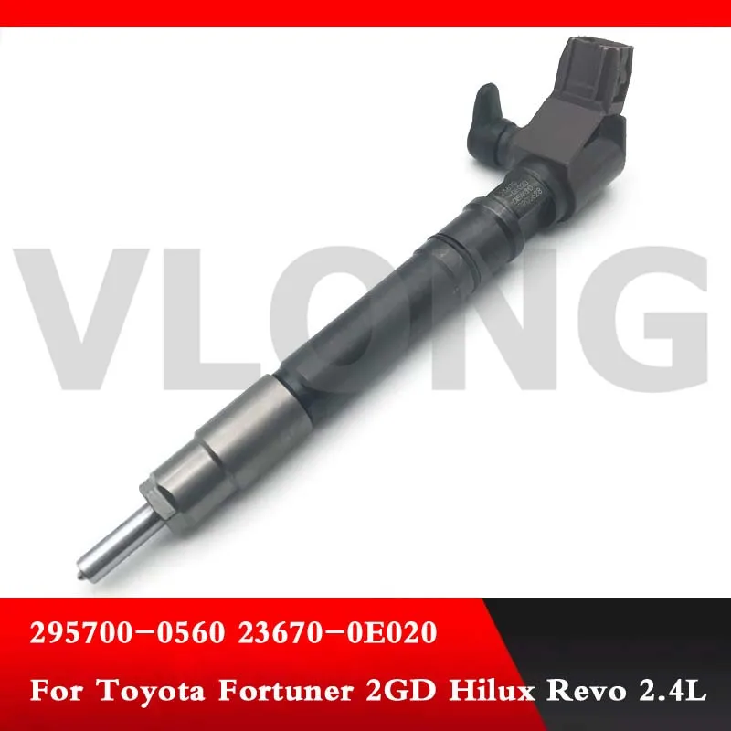 Genine и новый дизельный инжектор Common Rail 295700 0560 23670 0E020 0E040 для Toyota Fortuner 2GD Hilux Revo