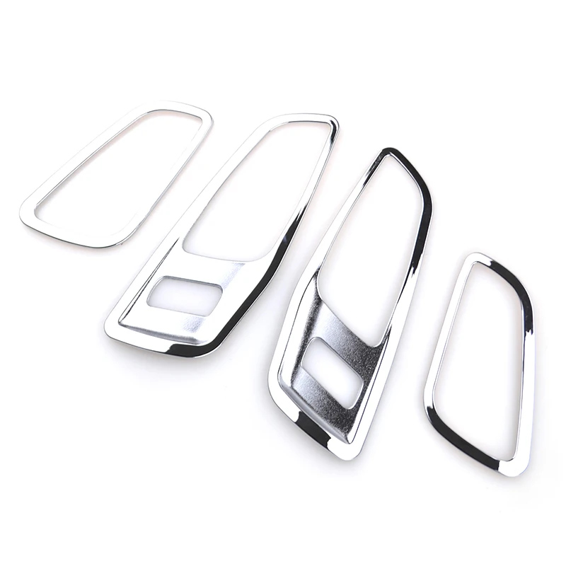 AX хромированная для внутренней дверной ручки Catch Cover Bowl Frame Trim Surround Bezel Ford Escape Kuga 2013