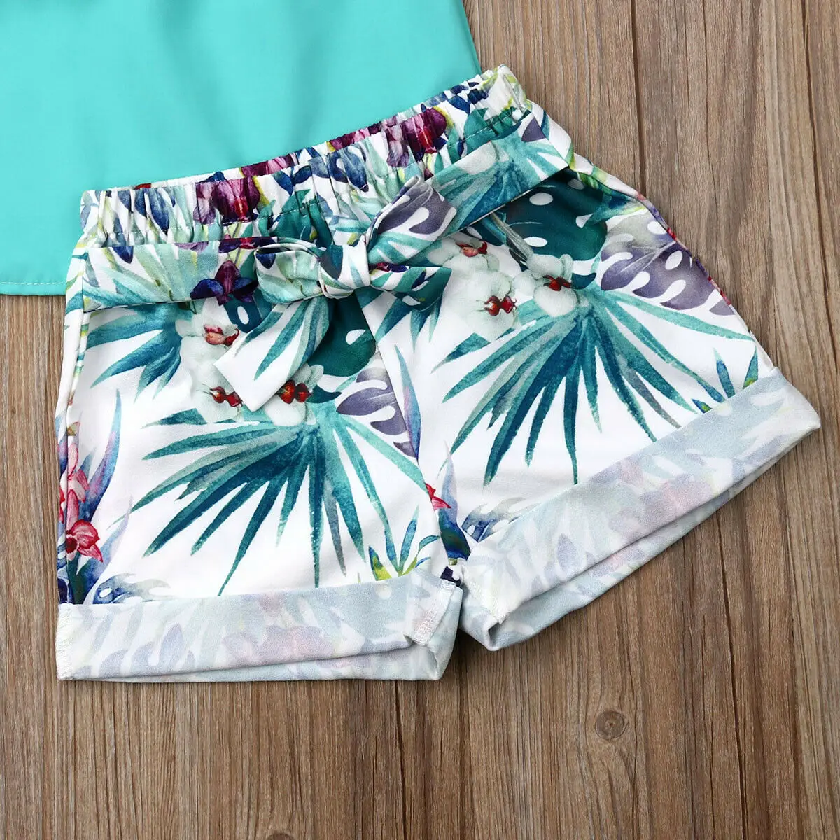 Лидер продаж 2019 года новая летняя одежда для маленьких девочек Футболка с