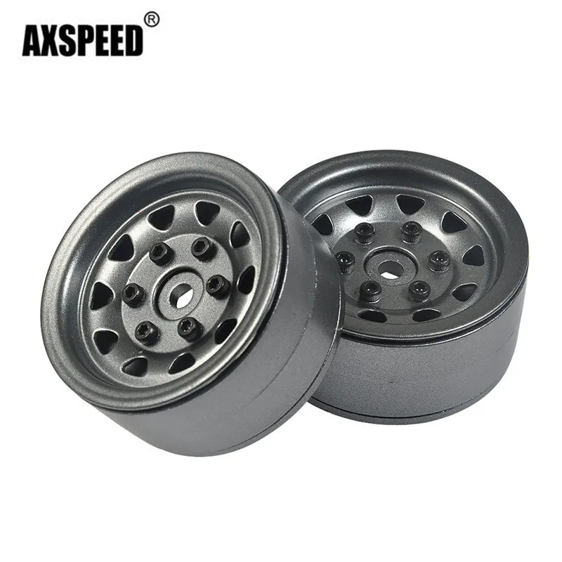 AXSPEED #55 Heavy Duty 1 9 дюймов бисером колеса для Радиоуправляемая модель Axial SCX10 D90 D110 TRX
