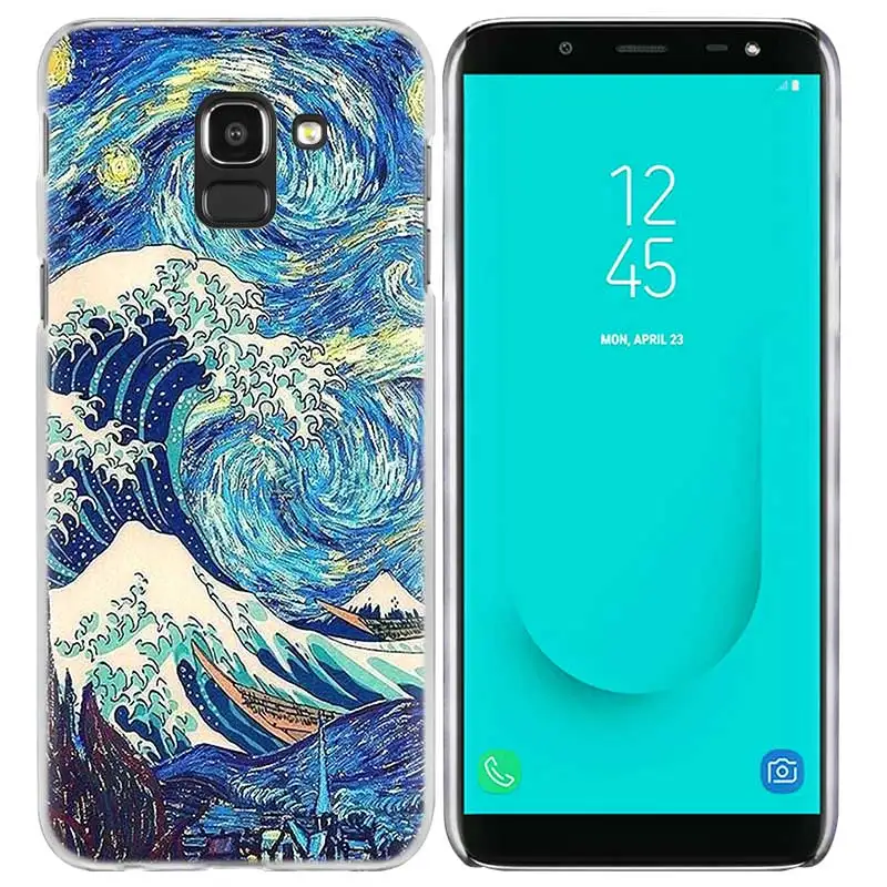 Эстетическое Ван Гог чехол КРЫШКА ДЛЯ samsung Galaxy A50 A70 A60 A40 A30 A20e A10 A9 A8 A7 A6 A5 J8 J7 J6 J5 J4 Plus Prime - Цвет: 03