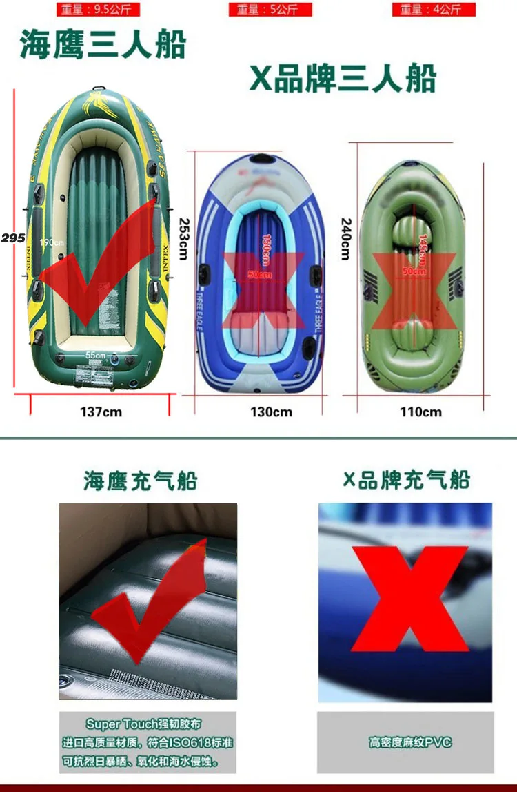 INTEX 68380 надувная вёсельная лодка, 3 человека, износостойкая рыбацкая лодка, профессиональная лодка с веслами и насосом, рыболовный каяк