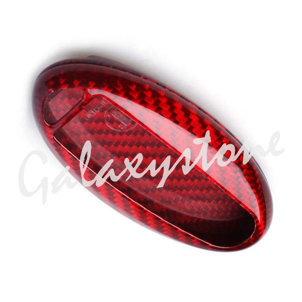 Carbon Fiber Remote Key Cover Case Fits Nissan GTR Infiniti QX EX70 Red | Автомобили и мотоциклы