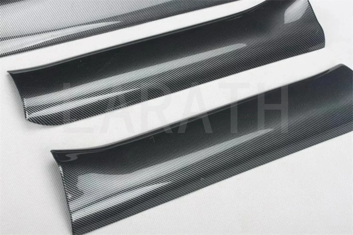 Для mitsubishi lancer 2010 2011 2012 углеродное волокно двери Sil накладка накладки на пороги Добро пожаловать педали 4 шт