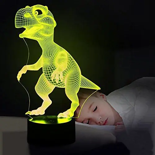 Led vision LED 3D лампа Оптические иллюзии ночник tiscen удивительный подарок 7 цветов