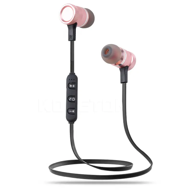 Kebidu тонкие магнитные металлические спортивные модные наушники Bluetooth для бега