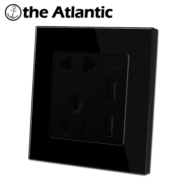 Atlantic 4 цвета 16a универсальный перешли 5 отверстий Шпильки Разъем Кристалл