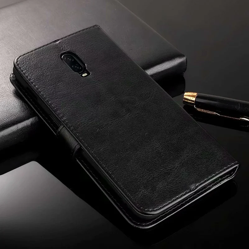 Wallet Case For Oneplus 6t Flip Cover Leather Luxury Oneplus6t Oneplus6 One Plus Stand for 6 5t 5 3 | Мобильные телефоны и