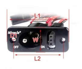 Чудесный продукт! Квадратный одинарный переключатель из алюминиевого