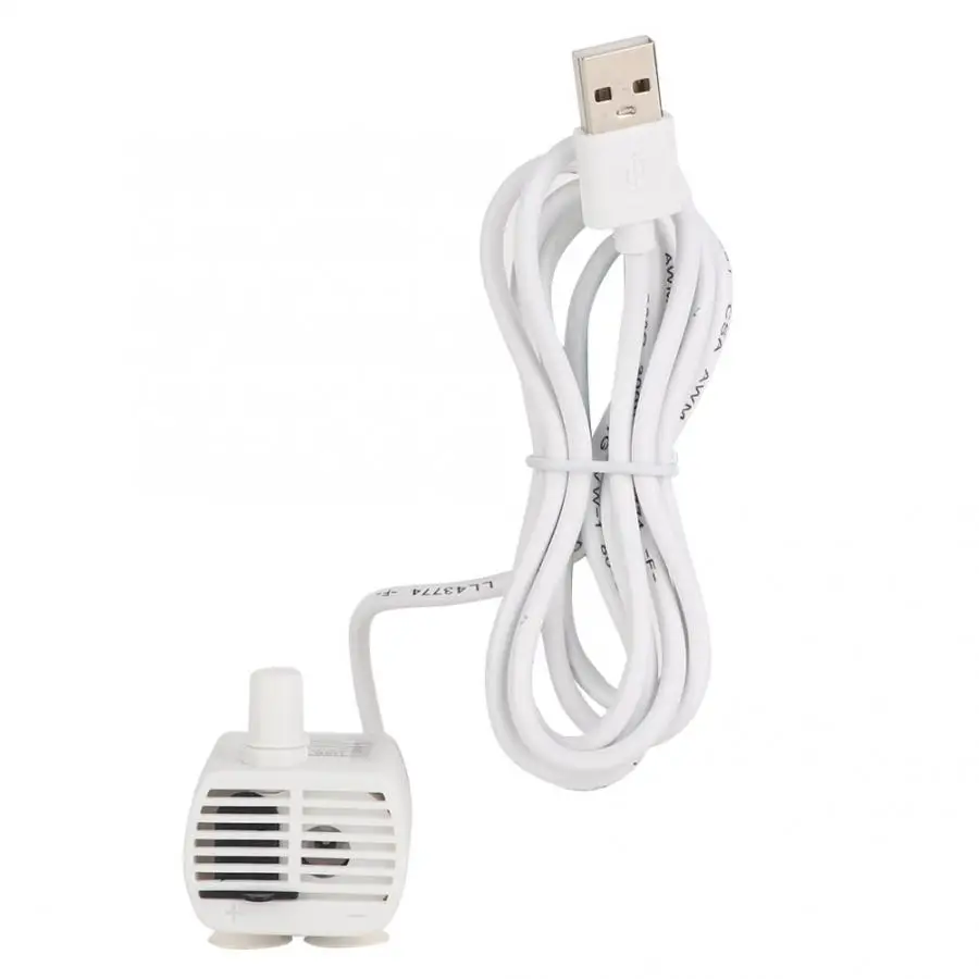 Модный USB мини-насос, погружной водяной насос для аквариума, аквариума, домашних животных, диспенсер для воды, Водонепроницаемый погружной аквариум