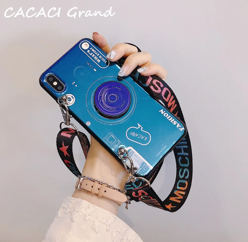 3D милый ретро Камера чехол для samsung Galaxy J4 J6 A8 A6 плюс A6S J3 J7 J2 Prime сцепление с поверхностью из силикона с подставкой Чехол для телефона чехол