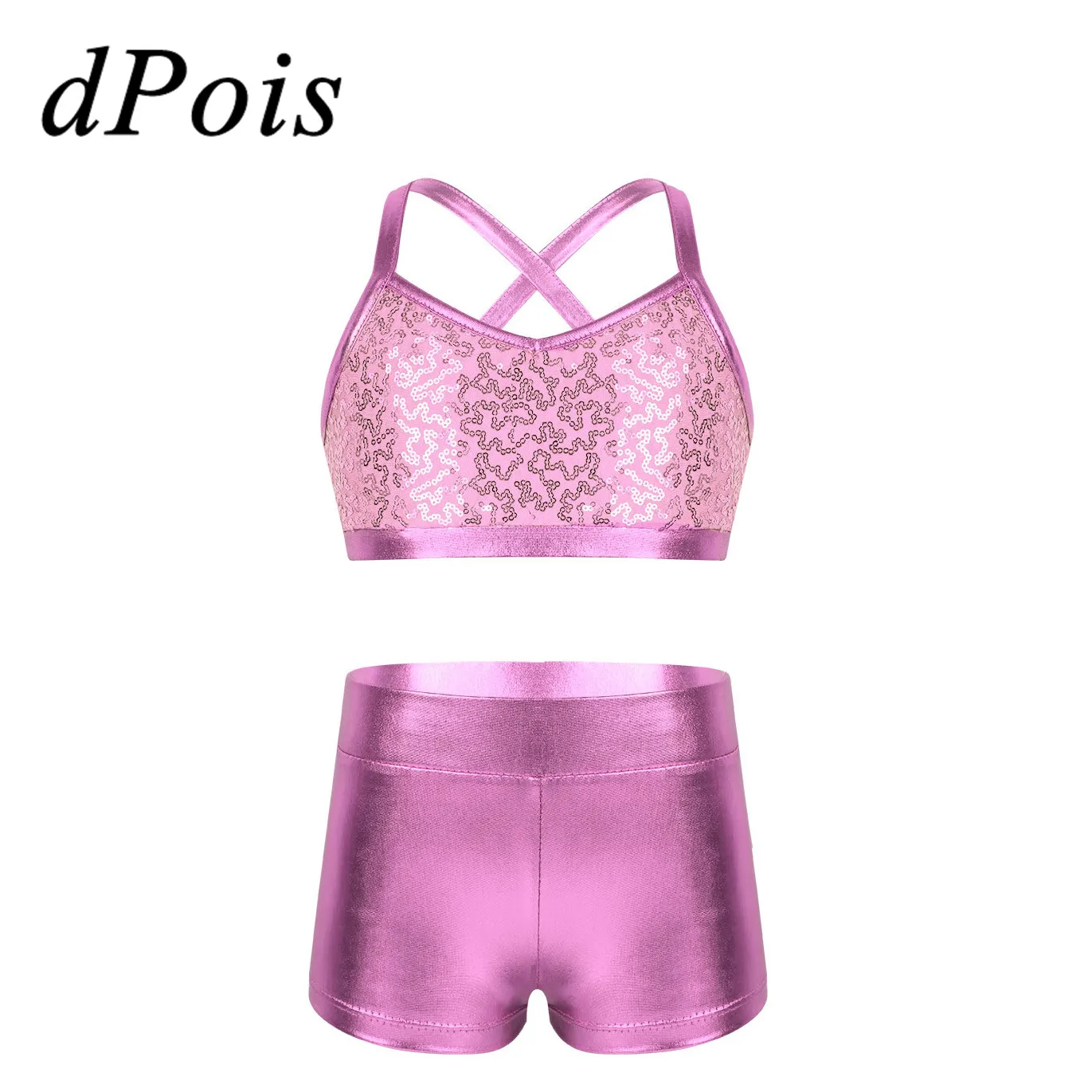 

Детские гимнастические балетные танцевальные костюмы, танцевальные костюмы для спортзала, купальник для девочек, танкини, наряды, блестящи...