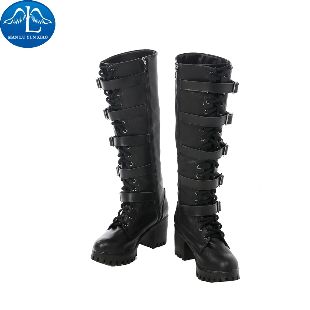 

MANLUYUNXIAO Newest Underworld: Blood Wars The Vampire Female Warrior Selene Boots Halloween Boots For Adult