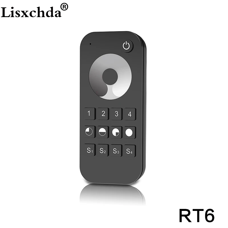 DC5-24V 8A Беспроводной rf 2,4G 4 зоны светодиодный сенсорный пульт дистанционного управления диммер для одного цвета светодиодный светильник