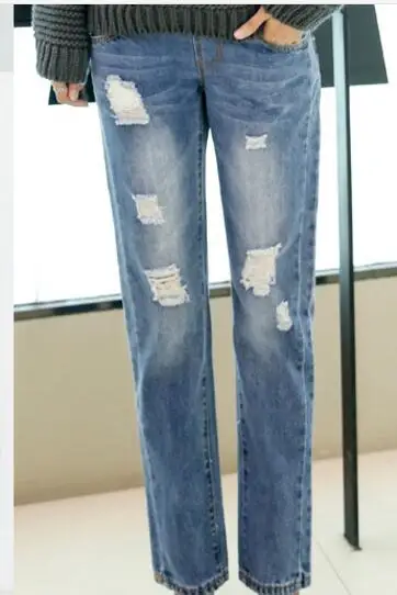 Джинсы штаны для беременных Одежда брюки кормления Леггинсы с дырками| |