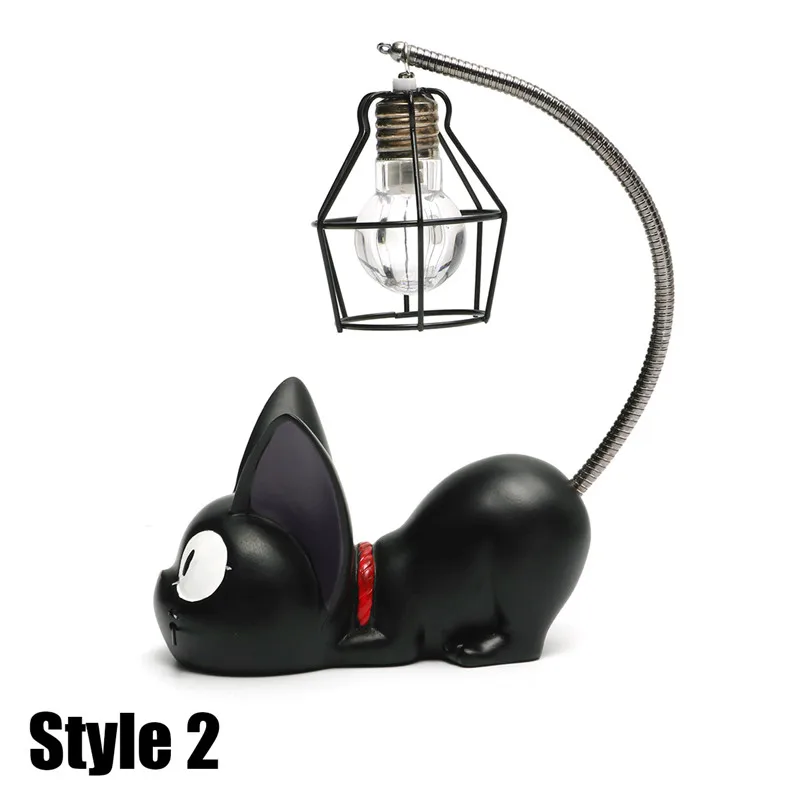 Style 2 Smuxi светодиодный ночной Светильник C реативной смоляной кошкой, животным, Ночной светильник, украшение для дома, подарок для маленькой кошки, Детская лампа, дыхательная - Испускаемый цвет: Style 2