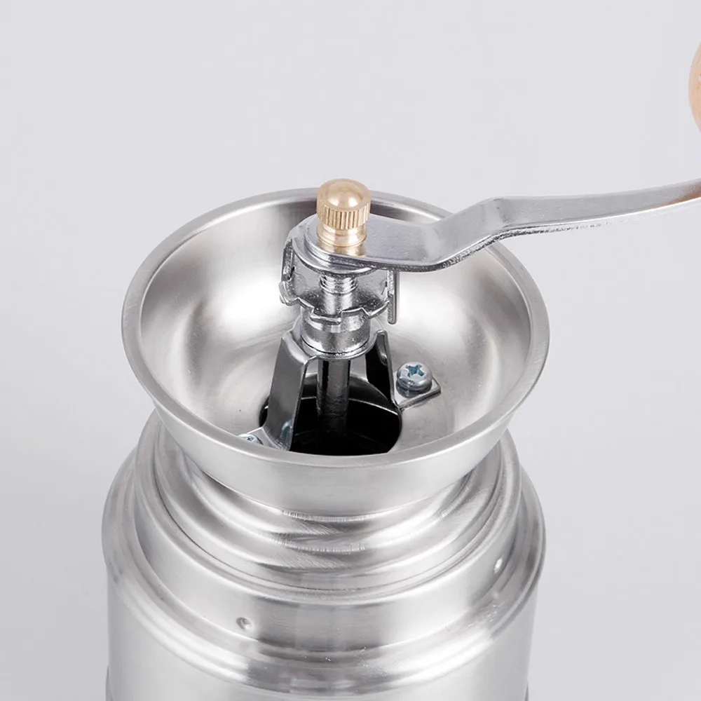 Ручной для специй кофемолка из нержавеющей стали с керамическим сердечником