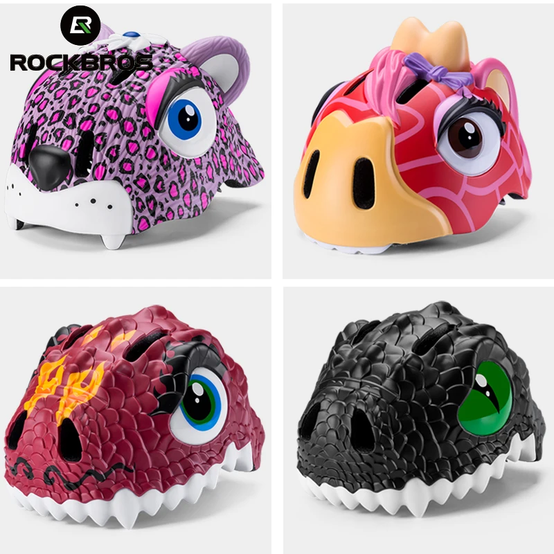 ROCKBROS детский легкий шлем для езды на велосипеде полностью Отлитый велосипедный